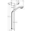 Image de Ensemble de douche Crometta Vario Green 2 jets