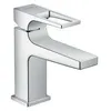 Image de Metropol Metropol 100 Mitigeur de lavabo poignÃ©e Ã©trier bec court, bonde Push-Open chrome (74500000)