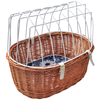 Image de Aumüller Panier pour animaux à vélo avec garniture en plastique pour le montage taille S 48x34x44cm chien