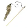 Image de 1 canne à pêche Aumüller Woozle avec furet pour chat