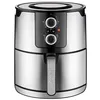 Image de Unold 58655 friteuse Double 5 L 1400 W Friteuse d'air chaud Noir et Acier inoxydable