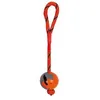 Image de Balle De Foot Avec Corde, Caoutchouc, Ø 6 Cm/1,00 M - 3307