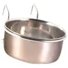 Image de Trixie Ecuelle Inox Avec Support - 600ml - Ã12cm - Pour Perroquet Et Perruche