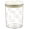 Image de Trixie BoÃ®te Snack Plastique - 1.5 L - Ã12x17.5 Cm - Transparent Et Blanc - Pour Chien. Chat Et Lapin