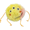 Image de Jouet pour chats Monstre en peluche à l herbe à chat de Trixie, jaune 10 cm