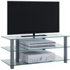 Image de VCM Meuble TV Zumbo Verre clair