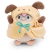 Image de Peluche Nici Hamster Shai avec biscuit et costume Chien 8 cm
