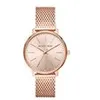 Image de Montre Pyper de Michael Kors à trois aiguilles en acier inoxydable doré rose pour femme