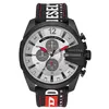 Image de Montre chronographe Mega Chief de Diesel en acier inoxydable noir pour homme, DZ4512