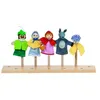 Image de Goki - 51898 - Assortiment de 5 Marionnettes à Doigt - Le Petit Chaperon Rouge