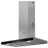 Image de Grundig GDKP5464BBSC hotte murale Noir, Acier inoxydable 430 mÂ³/h