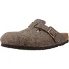 Image de Birkenstock Boston Wool Felt Colour Marron - 37