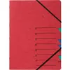 Image de Pagna 24061-01 easy trieur a4 en carton avec 7 onglets colorés (rouge)