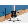 Image de Festool Fraise Ã  chanfreiner/affleurer HW S8 D24/0Â° +45Â° - 491026