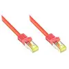 Image de Good Connections RNS - Cordon de raccordement - RJ-45 (M) pour RJ-45 (M) - 5 m - SFTP, PiMF - CAT 7 - sans halogène, moulé, sans crochet, bloqué - rouge