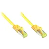 Image de Good Connections RNS - Cordon de raccordement - RJ-45 (M) pour RJ-45 (M) - 50 cm - SFTP, PiMF - CAT 7 - sans halogène, moulé, sans crochet - jaune