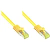Image de Alcasa Alcasa 8070R-005Y câble de réseau Jaune 0,5 m Cat7 S/FTP (S-STP)