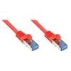 Image de Good Connections - Cordon de raccordement - RJ-45 (M) pour RJ-45 (M) - 5 m - SFTP, PiMF - CAT 6a - sans halogène, moulé, sans crochet - rouge