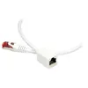 Image de Good Connections RNS - Câble d'extension de patch - RJ-45 (M) pour RJ-45 (F) - 10 m - SFTP, PiMF - CAT 6 - moulé, sans crochet - blanc