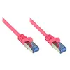Image de Good Connections RNS - Cordon de raccordement - RJ-45 (M) pour RJ-45 (M) - 2 m - SFTP, PiMF - CAT 6a - sans halogène, moulé, sans crochet - magenta