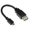 Image de Good Connections - Adaptateur USB - Micro-USB de type B (M) pour USB (F) - USB 2.0 OTG - 10 cm - noir