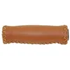 Image de Velo Poignées cuir 125 mm marron par jeu