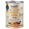 Image de 6 x 380 g Sannabelle All Meat oie & poulet nourriture humide pour chats