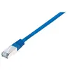 Image de equip Pro - Cordon de raccordement - RJ-45 (M) pour RJ-45 (M) - 50 cm - paire torsadée écrantée (F/UTP) - CAT 5e - démarré moulé sans crochet - bleu
