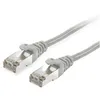 Image de equip - Cordon de raccordement - RJ-45 (M) pour RJ-45 (M) - 3 m - Paire torsadée blindée (SSTP) - CAT 6 - sans halogène moulé bloqué - gris