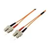 Image de equip - Cordon de raccordement - mode unique SC (M) pour mode unique SC (M) - 3 m - fibre optique - duplex - 9 / 125 micromètres - OS2 - sans halogène - jaune