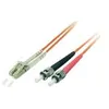 Image de equip - Cordon de raccordement - mode unique ST (M) pour mode unique LC (M) - 2 m - fibre optique - duplex - 9 / 125 micromètres - OS2 - sans halogène - jaune