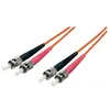Image de equip Pro - Cordon de raccordement - mode unique ST (M) pour mode unique ST (M) - 1 m - fibre optique - duplex - 9 / 125 micromètres - OS2 - sans halogène - jaune