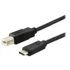 Image de Equip - Câble USB - USB type B (M) pour USB-C (M) - USB 2.0 - 3 A - 1 m - moulé - noir