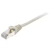 Image de equip - Cordon de raccordement - RJ-45 (M) pour RJ-45 (M) - 25 cm - SFTP, PiMF - CAT 6a - sans halogène, moulé, sans crochet, bloqué - blanc