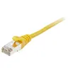 Image de equip - Cordon de raccordement - RJ-45 (M) pour RJ-45 (M) - 5 m - SFTP, PiMF - CAT 6a - moulé, bloqué - jaune