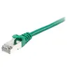 Image de equip - Cordon de raccordement - RJ-45 (M) pour RJ-45 (M) - 25 cm - SFTP, PiMF - CAT 6a - sans halogène, moulé, sans crochet, bloqué - vert