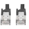 Image de DIGITUS - Cordon de raccordement - RJ-45 (M) pour RJ-45 (M) - 5 m - SFTP PiMF - CAT 6 - sans halogène moulé sans crochet - noir