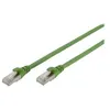 Image de DIGITUS Professional PUR - Cordon de raccordement - RJ-45 (M) pour RJ-45 (M) - 15 m - SFTP - CAT 6a - démarré sans halogène moulé sans crochet bloqué - vert