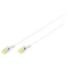 Image de DIGITUS - Cordon de raccordement - RJ-45 (M) pour RJ-45 (M) - 1 m - 3.65 mm - UTP - CAT 6a - sans halogène moulé sans crochet - gris