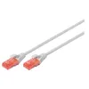 Image de DIGITUS - Cordon de raccordement - RJ-45 (M) pour RJ-45 (M) - 50 cm - UTP - CAT 6 - démarré, sans halogène, moulé, sans crochet - gris