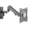 Image de DIGITUS - Kit de montage (support mural) - pour écran LCD / écran LCD incurvé - ressort à gaz, bras pivotant - plastique, aluminium, acier - noir mat - Taille d'écran : 17"-43"