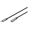 Image de DIGITUS - Rallonge de câble USB - USB-C (M) pour USB-C (F) - USB 3.1 - 1 m - support 4K - noir