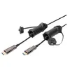 Image de DIGITUS - Ultra High Speed - câble HDMI - HDMI prise pour HDMI prise - 20 m - cuivre hybride blindé/fibre optique - noir - sans halogène, support 4K, Active Optical Cable (AOC), support 4K60Hz (4096 x 2560)