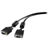 Image de Renkforce - Câble VGA - HD-15 (VGA) (P) pour HD-15 (VGA) (P) - 1 m - moulé, rond - noir