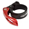 Image de Collier tige de selle vtt/vtc d31.8 mm noir/rouge alu 6061 + serrage rapide