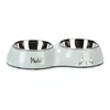 Image de Gamelle double Karlie Rana pour chat - capacité : 2 x 200 mL