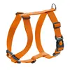 Image de Lot : harnais HUNTER London Vario Rapid + laisse London, orange pour chien - harnais taille M + laisse 200 x 1,5 cm