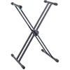 Image de K&m 18990 Rick - Stand Clavier En X - Double Tubes RenforcÃ©s - Poids Max: 50 Kg