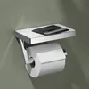 Image de Keuco REVA Porte-rouleau de papier toilette avec tablette, 12873019000