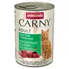 Image de 6x400g Animonda Carny, boeuf, dinde, lapin - Pâtée pour chat